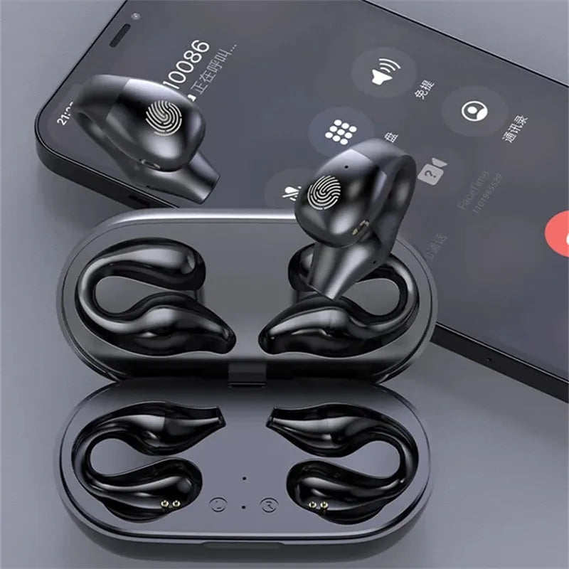 Wireless Bluetooth Earphone Earclip S03 Noise Reduction Sports Running Music Headset Esports No Delay Game Headsets