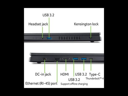 Nitro V - 15.6'' 144 Hz IPS - Intel Core I7-13620H - Geforce RTX 4050 Laptop GPU - 16 GB DDR5 - 1 TB Pcie SSD - Windows 11 Home 64-Bit - Gaming Laptop (ANV15-51-75HE )