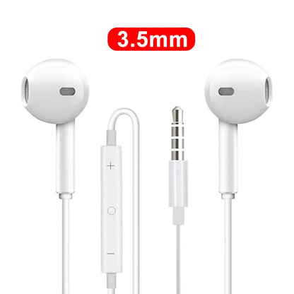 For Apple Original Headphones for Iphone 14 13 12 11 Pro Max Mini Lightning Earphones X XS XR 7 8 plus SE Wired Bluetooth Earbud